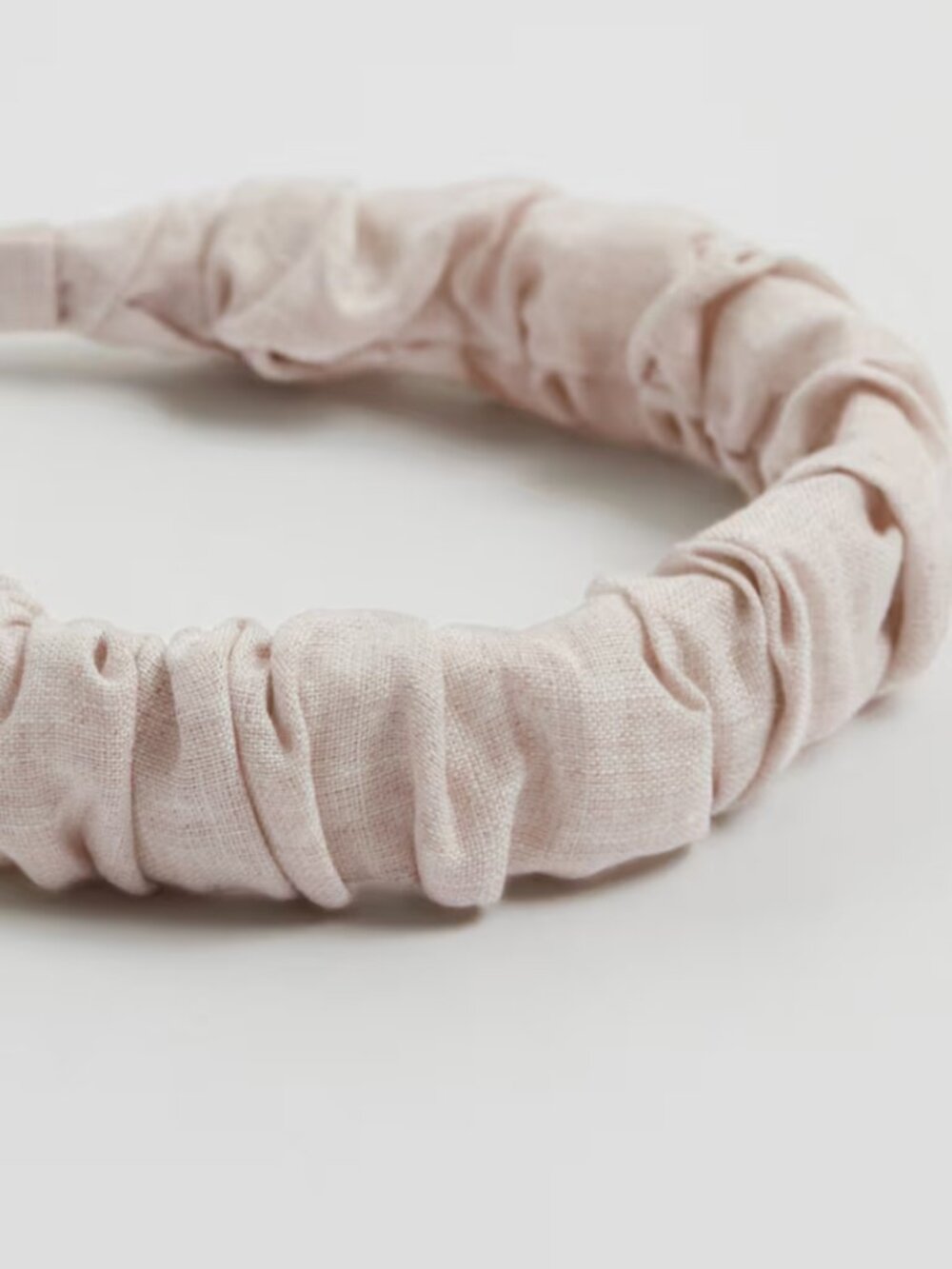 NWT & Other Stories Ruched Linen Alice Headband